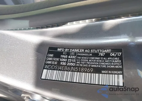 2018 Mercedes-Benz Cla 250 из США, поврежденный, VIN WDDSJ4EB6JN518969